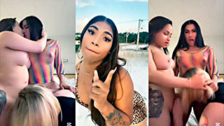 Las Transexuales Darlyn Castillo y Scarlet Duarte Se burlan de un maricón