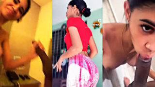 Dominicana Rainieli Ramos es una veterana mamando guebo