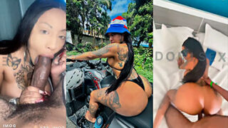 Dominicana Mami Zen singando con un negro de gran pene