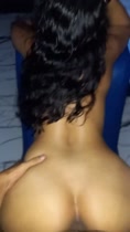 Le gusta montar en mi polla